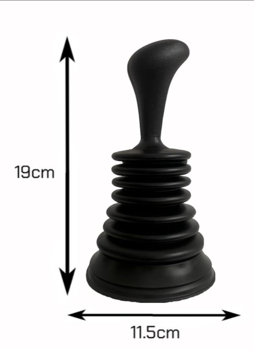 Mini Sink Plunger for unclogging Blocked Sink Ergonomic Design for Comfortable and Effective Clog Removal. Durable Performance - Image 2