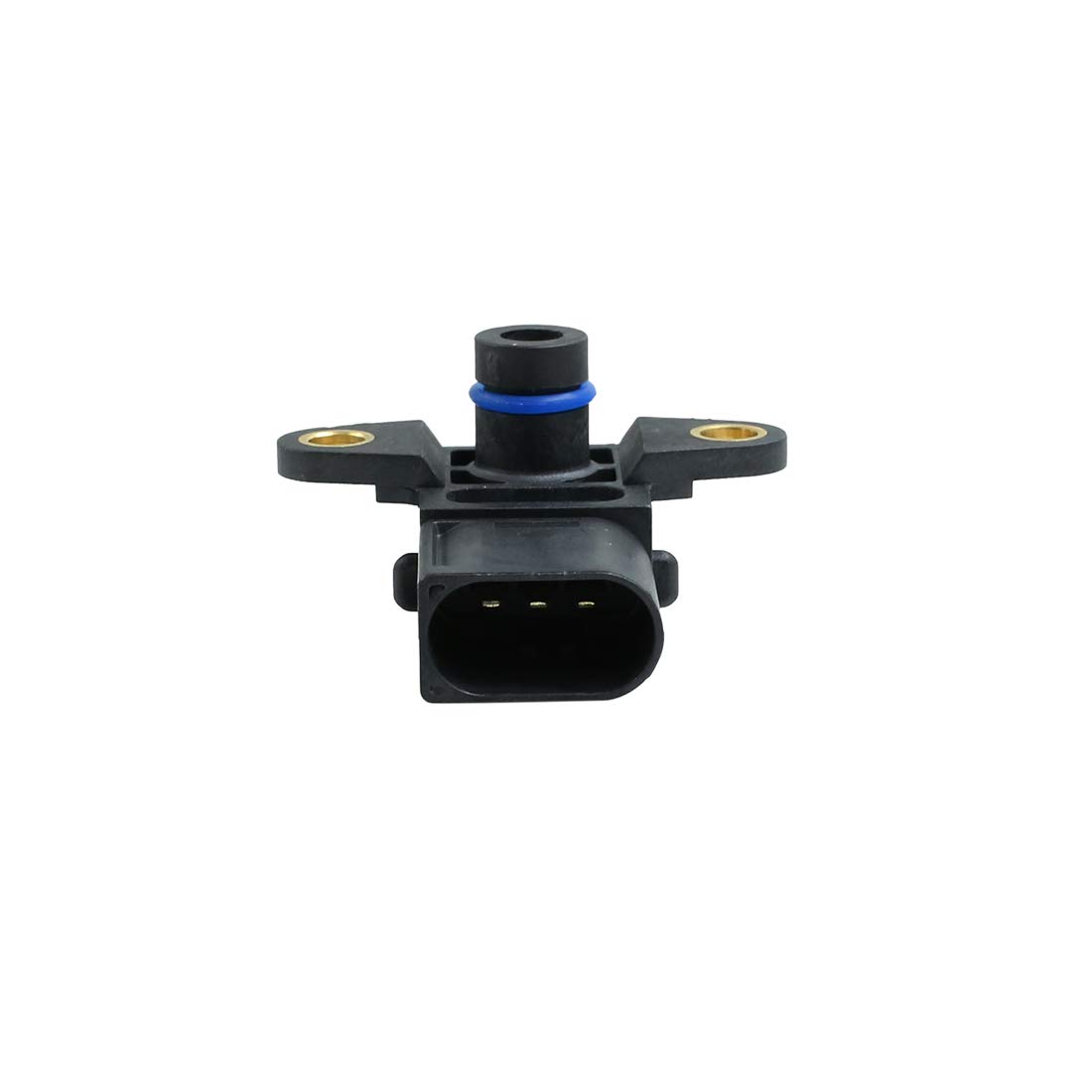 X AUTOHAUX 3 Pins Car Intake Manifold Absolute Air Pressure Sensor 13628617097 DC 12V for BMW E60 E66 E82 E90 E91 X3 X5 M6