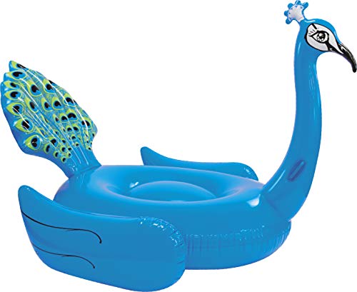 Coconut Pool Float; Giant Peacock Pool Raft, 7' Pool Float, 87
