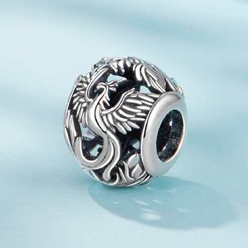 Animal Charms for Bracelets 925 Sterling Silver Jewelry Paw Print Elephant Ocean Beads Butterfly Peacock Snake Happy Birthday Charm Bracelet for Women2