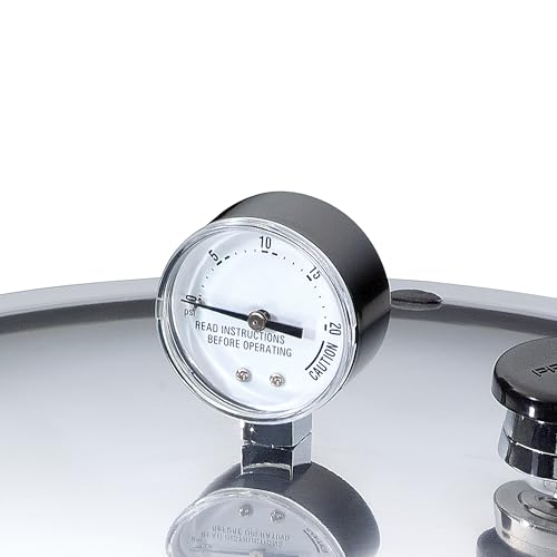 Image of Presto 01784 23-Quart Induction Compatible Pressure Canner, Silver, Aluminum