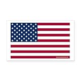 CafePress American Flag Rectangle Car Bumper Magnet