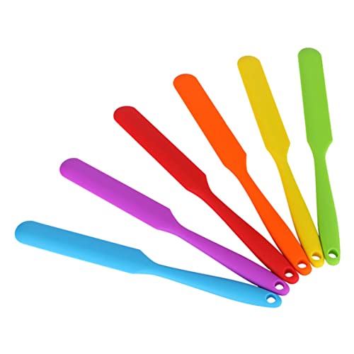 Beatifufu Silicone Baking Oil Scraper for Hair Coloring Highlighting Reusable Waxing Removal Tool Hair Treatments Brush