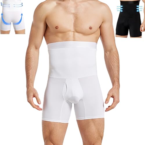 Mens Shapewear, High Waist Slimming Underwear, Tummy Control Shapewear Boxer Briefs For Men