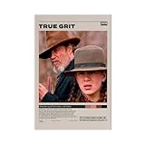 YACJZDD True Grit Leinwand-Poster, Wandkunst, Dekordruck, 