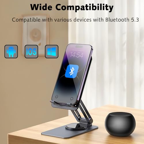 Image of Portable Mini Bluetooth Speaker, Small Wireless Speaker Bluetooth 5.3 with Stereo Sound, Deep Bass, TWS Pairing, IP7 Waterproof, 8 Hours of Playtime, for Home /Outdoor /Party /Travel /Gift Ideas