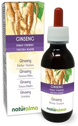 Ginseng (Panax ginseng) racines Teinture Mère sans alcool Natural...