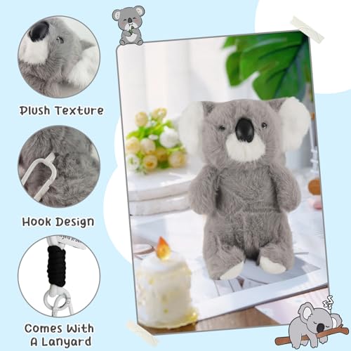 Ourdort Kuscheltier Koala 15 cm – Koala Plüschtier,Flauschiger Stofftier Koala für Mädchen, Jungen & Kinder,Ultraweiches Koala Kuscheltier zum Spielen,Sammeln & Kuschel