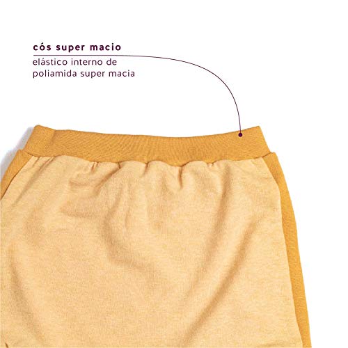 Tapa fralda stone açafrão Tamanho:RN-P