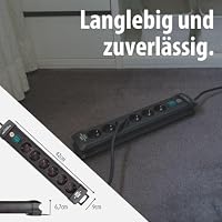 Brennenstuhl Premium-Line, Steckdosenleiste 6-Fach für die Wandmontage, 3m – Ansicht 7
