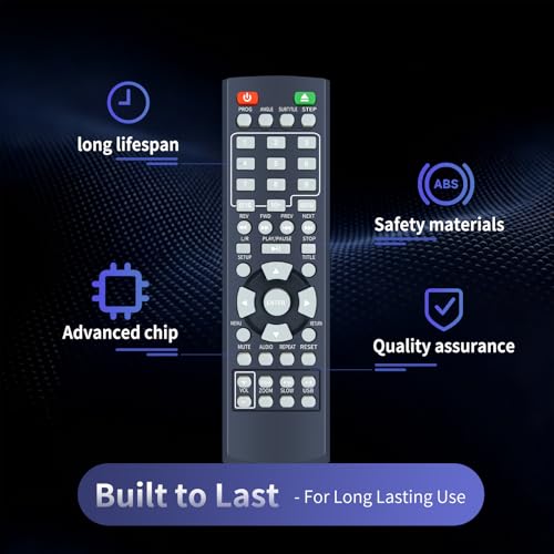 Télécommande lecteur DVD ONN Full HD compatible 100008761 ONA18DP001 LR03 - 2
