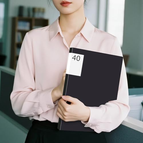 Dossier de présentation A4 en plastique et lot de pochettes de rangement - 5