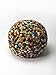 HomeRoots Multi-Color Fabric: Cotton, Fill: Thermocol Beans Rainbow Sprinkles Pouf Ottoman