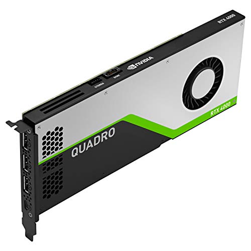 NVIDIA Quadro RTX 4000 Carte graphique Quadro RTX 4000 8 Go GDDR6 PCIe 3.0 x16 3 x DisplayPort USB C - vue 3