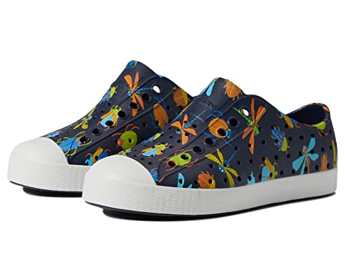 Native Shoes Women's Jefferson Water Shoe, Insight Blue Shell White Bug Buddies, 11.5 UK Child