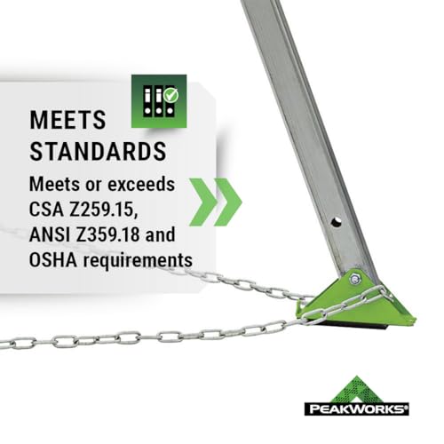 Image of Peakworks Confined Space Kit - For Safe Access & Rescue - Includes Tripod, Man Winch & Bag - OSHA & ANSI Compliant Fall Protection - 65 ft Cable