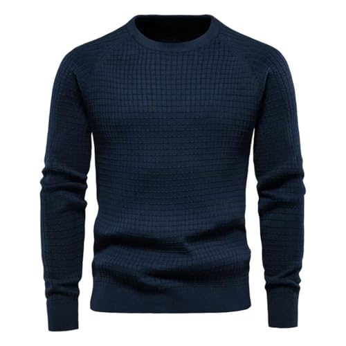 Men's Pullover Men's Warm Sweater Men Clothing Pullover Sweater Basic Solid O Neck Long Sleeve Knitted4