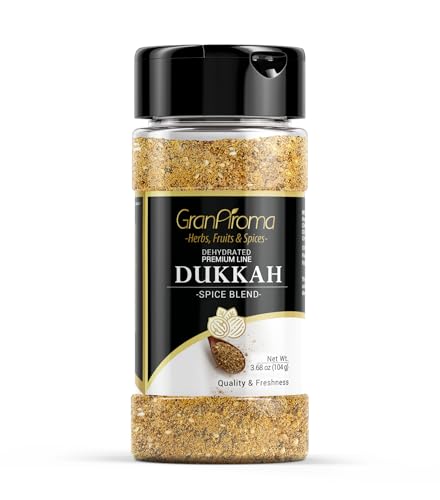 GranAroma Dukkah, Egyptian and Middle Eastern Spice Blend, Flavorful Blend (3.68 Ounce)