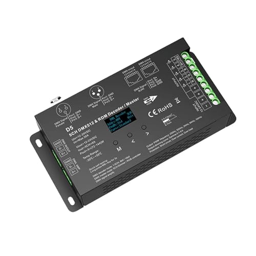 Décodeur DMX contrôleur numérique D5 avec système de gradation multiple intégrée - 5