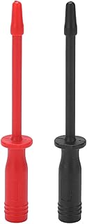 2 peças J.30016 multímetro agulha de teste de isolamento de gancho de teste de circuito com porta de conector de 4 mm para teste de tensão
