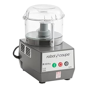 Robot Coupe R101B CLR Combination Food Processor, 2.5 Quart Clear Batch Bowl, Polycarbonate, Clear, 120v