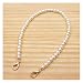 Shoulder Strap Imitation Pearl Bead Purse Handle Strap Bag Charms Handbag Chain Replacement Accessories Decoration Pearl Bead Chain Strap 30cm 40cm 70cm (A)
