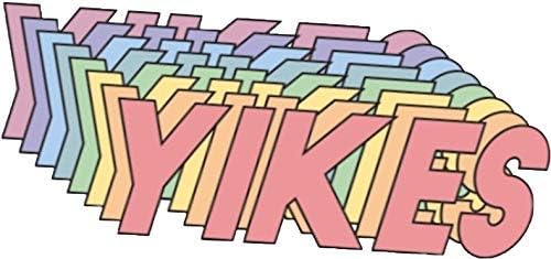 Yikes Sticker Decal Window Bumper Sticker Vinyl 5"