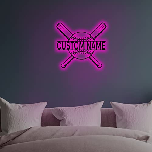 Lámpara de noche LED con nombre personalizado 7 colores miniatura 6