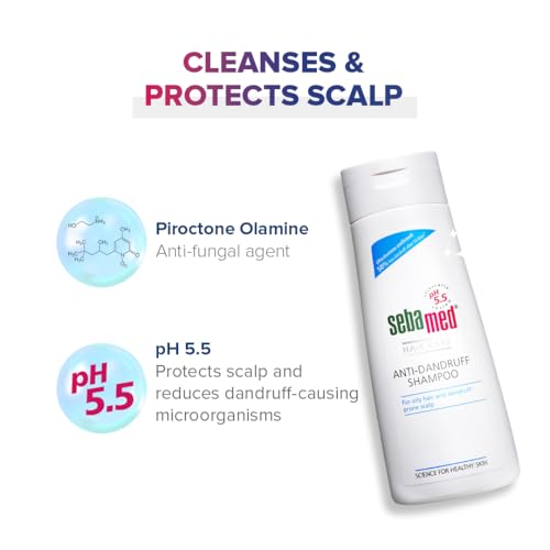 Sebamed Anti-Dandruff Shampoo | pH 5.5 I Confirmed 50% less dandruff in 2 weeks | Piroctone Olamine | Dermatologically & clinically tested | 200ml - Image 4
