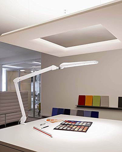 Maul LED-Tischleuchte MAULcraft, dimmbar, 90 integrierte LEDs, flexible Arbeitsstellung, mit Klemmfuß, weiß, 8205302 – Bild 8