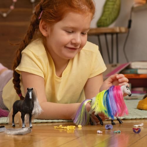 Schleich 42654 Capelli Beauty Horses Arcobaleno, Da 4 Anni, Horse Club Sofia's Beauties - Accessori, 2 X 13 X 16 Cm - 3