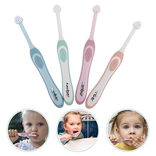 Toyvian Escova de Dentes de Bebê Com Cerdas Macias Massageador Oral Mordedor Brinquedo de Dentição p