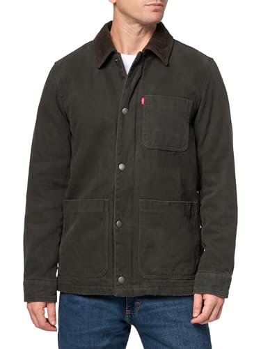 Levi's Men's Cotton Canvas Chore Coat, Olive, XX-Large