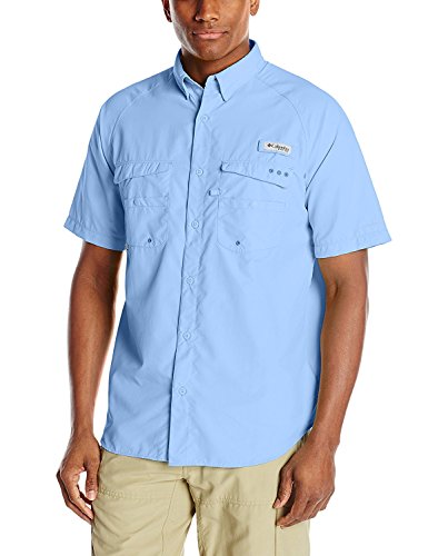 Columbia Sportswear Bait Caster Short Sleeve Shirt, White Cap, Small