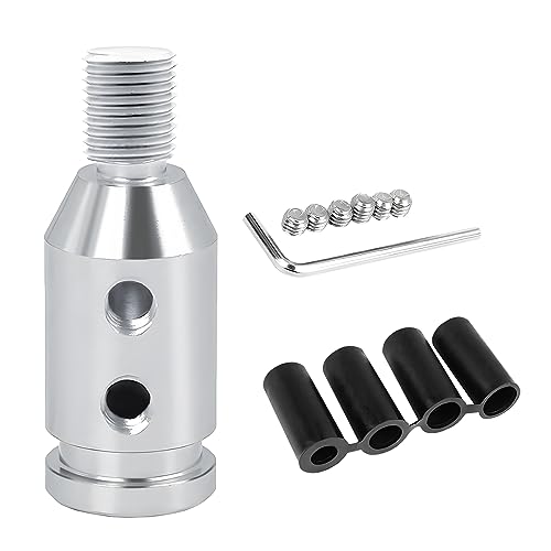 Pomello Cambio Auto JNNJ Adattatore Universale Per Pomello Del Cambio Auto Per Alluminio Per Cambio Automatico