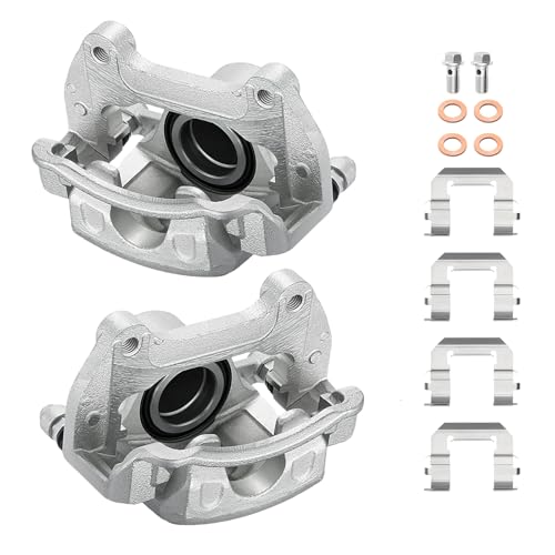 Image of BDFHYK 18-B5270 18-B5271 Front Disc Brake Caliper Assembly Compatible with Chevrolet Equinox /Impala /Malibu 2010-2020, Compatible with GMC Terrain 2010-2017, 2.0L 2.4L 2.5L 3.0L 3.6L l4 V6 GAS 2pcs