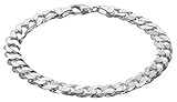 ZEICHEN DER WERTSCHÄTZUNG: Das Silber-Armband ist eine stilvolle Überraschung für Ehemann oder Freund und ein hervorragendes Geschenk für Vater, Bruder, Sohn oder Enkel