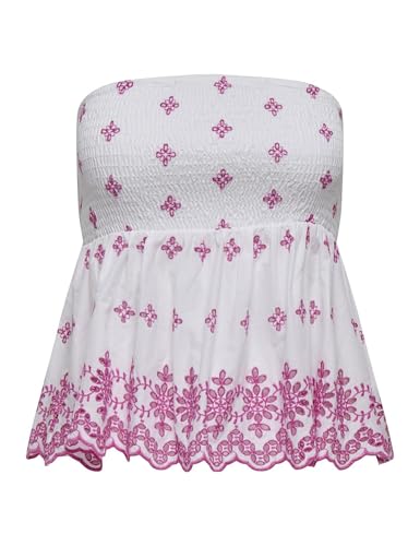 Bandeau top WVN femme ONLY Onllou Life EMB pour look ete