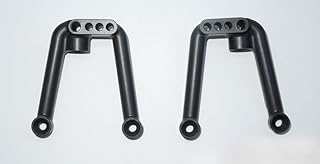 SSD RC Aluminum Rear Shock Hoops for SCX10 II (Black)