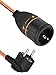Electraline 01730 3G1.5 Prolunga Elettrica con Presa Electralock Dotata di Meccanismo di Blocco che Impedisce Disconnessioni Accidentali Della Spina, 10 M