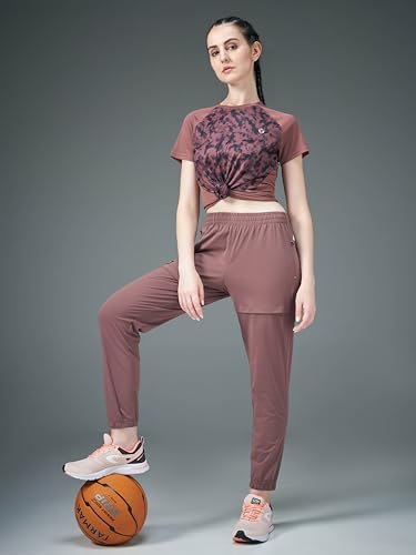 Image of TECHNOSPORT Women's Regular Fit Jogger for Gym, Workout & Sports