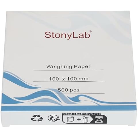 StonyLab Nitrogen-Free Weighing Paper, 500 Pack Cover