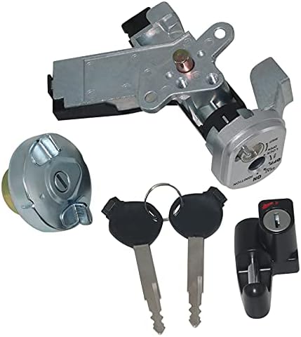 Ignition Switch Gas Cap Cover Seat Lock Key 35014-GEZ-Y21 35014-GEZ-611, for Honda NPS50 Ruckus 2003-2005, for Honda NPS50 Ruckus 50 2006-2017 Ignition Switch Gas Cap