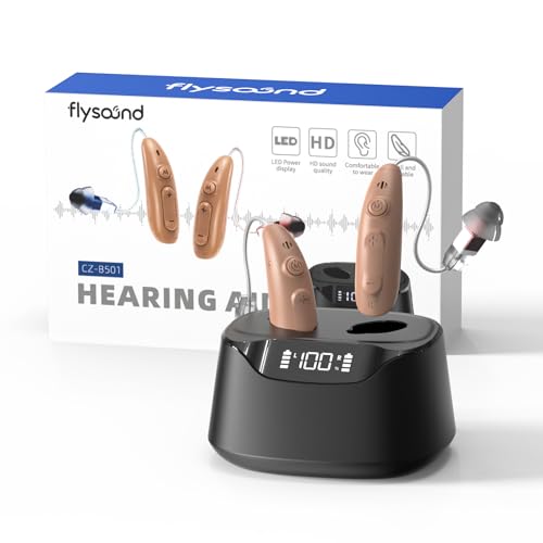 Rechargeable Hearing Amplifier with 45dB Gain