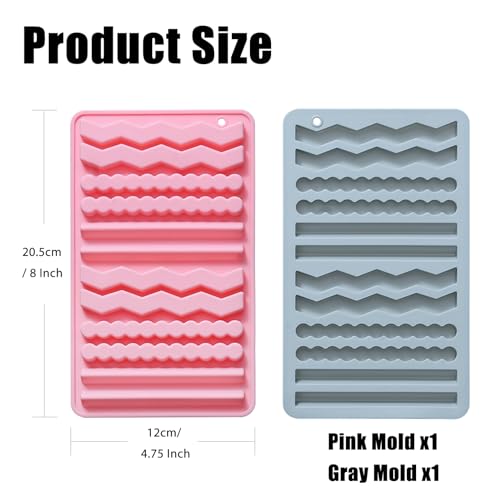 Silikon Backmatte Hundekekse 2 Stück, RUNEAY Müsliriegel Backform Silikon Hundekekse Backform 12 Riegel 2 Stücke Silikon Backmatten für Hundeleckerlies, Schokoladenform Pralinenform Silikon