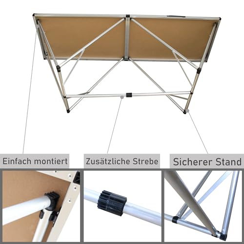 Tapeziertisch Beach & Pool LEMODO klappbar für Flohmärkte und Partys