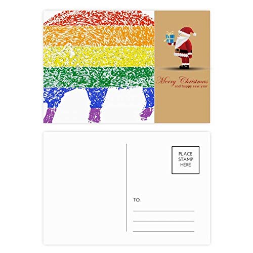 Cartes postales Rainbow LGBT Noël lot papeterie gay lesbienne pride