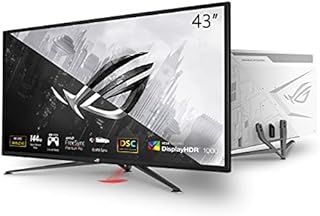 ASUS ROG Strix XG43UQ HDMI 2.1 Gaming Monitor â 43-inch 4K UHD, 144 Hz, 1ms MPRT, HDMI 2.1, AMD FreeSync Premium Pro, Display Stream Compression (DSC), ELMB Sync, DisplayHDR 1000, DCI-P3 90%