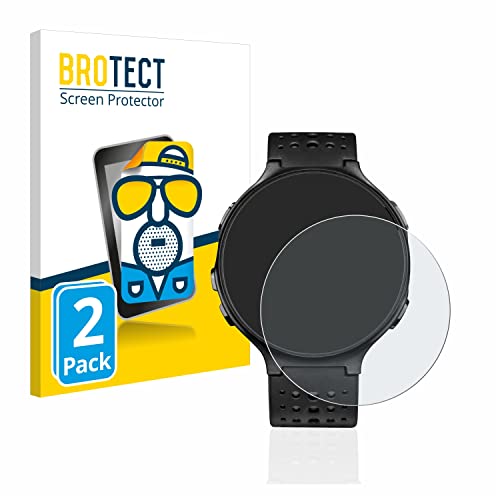 BROTECT Protector Pantalla Anti-Reflejos para Garmin Forerunner 235 (2 Unidades) Película Mate Anti-Huellas