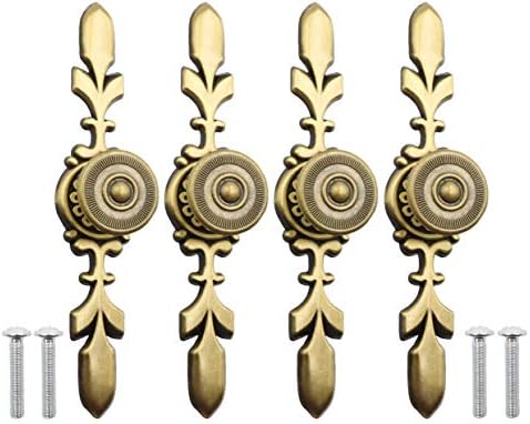 مقابض سحب لأدراج الخزانة 4 قطع من Lby مقبض سحب طراز عتيق مقبض باب خزانة خزانة خزانة ملابس للأبواب القطر 23 مم سبيكة زنك برونز أخضر Amazon Ae الأدوات وتحسين المنزل